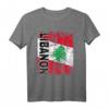 Libanon Flagge T-Shirt für Damen, Herren & Kinder - Stylischer Vintage Used Look, Klassisch Geschnitten