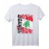 Libanon Flagge T-Shirt für Damen, Herren & Kinder - Stylischer Vintage Used Look, Klassisch Geschnitten