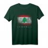 Libanesische Flagge Libanon T-Shirt - Klassisches Design mit doppeltem Saum