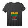 Damen Litauen Herz T-Shirt mit litauischer Flagge - Stolz auf Lietuva, perfekte Geschenkidee für Litauer & Freunde