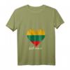 Damen Litauen Herz T-Shirt mit litauischer Flagge - Stolz auf Lietuva, perfekte Geschenkidee für Litauer & Freunde