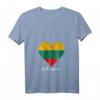 Damen Litauen Herz T-Shirt mit litauischer Flagge - Stolz auf Lietuva, perfekte Geschenkidee für Litauer & Freunde