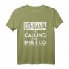 Funny Litauen T-Shirt - Litauen ist Calling und ich muss Go Geschenk für Geburtstage, Weihnachten, Muttertag, Vatertag, Jahrestag, Reisen & Souvenirs