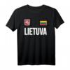 Lietuva T-Shirt mit Litauischer Flagge - Klassisch geschnitten, doppelt genähter Saum