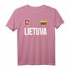 Lietuva T-Shirt mit Litauischer Flagge - Klassisch geschnitten, doppelt genähter Saum