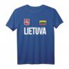 Lietuva T-Shirt mit Litauischer Flagge - Klassisch geschnitten, doppelt genähter Saum