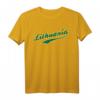 Litauen T-Shirt | Vintage Distressed Lithuania Tee - Klassisch geschnitten, doppelt genähter Saum