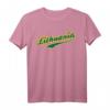 Litauen T-Shirt | Vintage Distressed Lithuania Tee - Klassisch geschnitten, doppelt genähter Saum