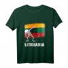 Sanftes Skelett T-Shirt mit Litauen Flagge – Halloween Shirt, Tupfen-Design, Mutterschaft & Party-Kleidung