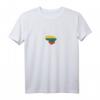 Litauen Lithuania Herzschlag EKG Vintage Flagge T-Shirt – Perfekt für Fans, Urlauber & Liebhaber Litauens im Retro Look