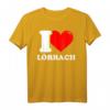 I love Lörrach - Lustiges Stadt T-Shirt für Fans und Einwohner, klassisch geschnitten
