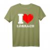 I love Lörrach - Lustiges Stadt T-Shirt für Fans und Einwohner, klassisch geschnitten