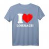 I love Lörrach - Lustiges Stadt T-Shirt für Fans und Einwohner, klassisch geschnitten