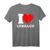 I love Lörrach - Lustiges Stadt T-Shirt für Fans und Einwohner, klassisch geschnitten