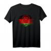 Malawi Flagge und Löwe T-Shirt - Patriotisches Geschenk für Malawi-Liebhaber, Tierfreund und Reisesouvenir