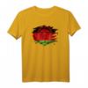 Malawi Flagge und Löwe T-Shirt - Patriotisches Geschenk für Malawi-Liebhaber, Tierfreund und Reisesouvenir