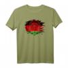 Malawi Flagge und Löwe T-Shirt - Patriotisches Geschenk für Malawi-Liebhaber, Tierfreund und Reisesouvenir