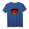 Malawi Flagge und Löwe T-Shirt - Patriotisches Geschenk für Malawi-Liebhaber, Tierfreund und Reisesouvenir
