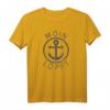 Moin Löppt Anker T-Shirt für Norddeutsche - Stolzes Heimatmotiv mit Hafen, Leuchtturm & plattdeutschem Dialekt