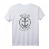 Moin Löppt Anker T-Shirt für Norddeutsche - Stolzes Heimatmotiv mit Hafen, Leuchtturm & plattdeutschem Dialekt