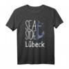 Lübeck Insel Camping Urlaub Ostseeküste T-Shirt mit Anker – Perfekt für Ostsee-Urlaub, Strand & Camping, Geschenkidee für Meerliebhaber