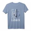 Lübeck Insel Camping Urlaub Ostseeküste T-Shirt mit Anker – Perfekt für Ostsee-Urlaub, Strand & Camping, Geschenkidee für Meerliebhaber