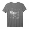 Moin Lustiges Norddeutschland T-Shirt mit Anker & Möwe - Für Nordsee- und Ostsee-Fans, Segler & Küstengemeinde