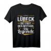 Lübeck Skyline Lustiges Lübecker Germany T-Shirt - Geschenk für Lübeck-Fans, Marzipan-Liebhaber & Humorvolle Souvenirs