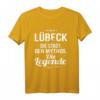 Lübeck Skyline Lustiges Lübecker Germany T-Shirt - Geschenk für Lübeck-Fans, Marzipan-Liebhaber & Humorvolle Souvenirs