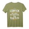 Lübeck Skyline Lustiges Lübecker Germany T-Shirt - Geschenk für Lübeck-Fans, Marzipan-Liebhaber & Humorvolle Souvenirs