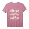 Lübeck Skyline Lustiges Lübecker Germany T-Shirt - Geschenk für Lübeck-Fans, Marzipan-Liebhaber & Humorvolle Souvenirs