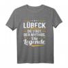Lübeck Skyline Lustiges Lübecker Germany T-Shirt - Geschenk für Lübeck-Fans, Marzipan-Liebhaber & Humorvolle Souvenirs
