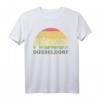 Düsseldorf Skyline T-Shirt Damen Herren - Retro Vintage Design als Souvenir & Geschenk für Städtereisen in NRW