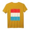 Luxemburgische Flagge Shirt Retro Geschenk Vintage Luxemburg T-Shirt – Lustige und coole Luxemburg Fanbekleidung