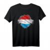 Super Luxembourger Heritage T-Shirt mit Flagge – Stolz auf Luxemburg Wurzeln, ideales Geschenk für Luxemburger, Touristen & Einwanderer