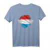 Super Luxembourger Heritage T-Shirt mit Flagge – Stolz auf Luxemburg Wurzeln, ideales Geschenk für Luxemburger, Touristen & Einwanderer