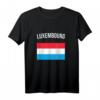 Luxemburg Flagge T-Shirt - Stolz auf Luxemburg Reise, Sport & Souvenir für Damen, Herren & Kinder