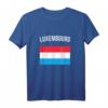 Luxemburg Flagge T-Shirt - Stolz auf Luxemburg Reise, Sport & Souvenir für Damen, Herren & Kinder