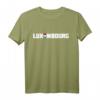 Luxemburg T-Shirt mit Flagge | Klassisch geschnitten, doppelt genähter Saum