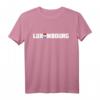 Luxemburg T-Shirt mit Flagge | Klassisch geschnitten, doppelt genähter Saum