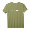 Luxembourger Heartbeat I Love Luxemburg Flagge Geschenk T-Shirt – Patriotisches Souvenir für Luxemburger und Fans