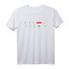 Luxembourger Heartbeat I Love Luxemburg Flagge Geschenk T-Shirt – Patriotisches Souvenir für Luxemburger und Fans