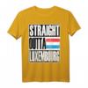 Storecastle: Straight Outta Luxembourg Geschenk T-Shirt - Klassisches Landesthema, perfekt als Souvenir oder Geschenk