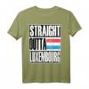 Storecastle: Straight Outta Luxembourg Geschenk T-Shirt - Klassisches Landesthema, perfekt als Souvenir oder Geschenk