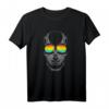 LGBTQ Gay Pride Rainbow Flag Sonnenbrille Totenkopf T-Shirt – Unterstützung für Pride Paraden & queere Community