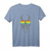 LGBTQ Gay Pride Rainbow Flag Sonnenbrille Totenkopf T-Shirt – Unterstützung für Pride Paraden & queere Community