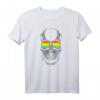 LGBTQ Gay Pride Rainbow Flag Sonnenbrille Totenkopf T-Shirt – Unterstützung für Pride Paraden & queere Community