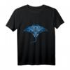 Stachelrochen Maori Tribal Tattoo T-Shirt für Männer und Frauen – Fischdesign als Geschenk für Aquarium- und Meerestierliebhaber, Angler & Backpacker