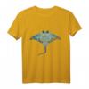 Stachelrochen Maori Tribal Tattoo T-Shirt für Männer und Frauen – Fischdesign als Geschenk für Aquarium- und Meerestierliebhaber, Angler & Backpacker
