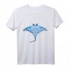 Stachelrochen Maori Tribal Tattoo T-Shirt für Männer und Frauen – Fischdesign als Geschenk für Aquarium- und Meerestierliebhaber, Angler & Backpacker